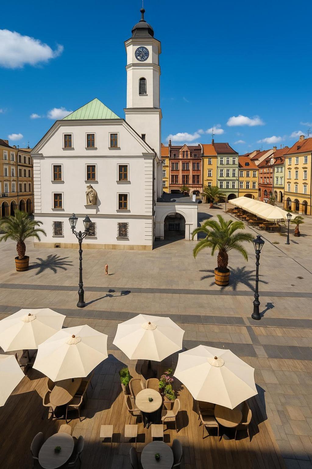 גליביצ'ה Rynek 23 Lux, Apartament Z Widokiem Na Ratusz Starego Miasta מראה חיצוני תמונה